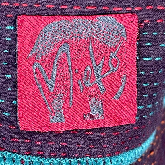 Mieko Hand-Stitched Reversible Kimono Jacket Sz 1 Artisan Boho Patchwork Kantha - Picture 7 of 16